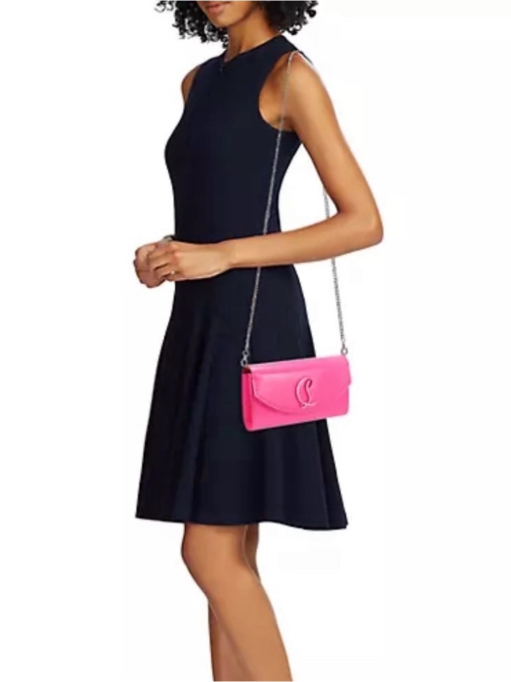 Flux pink Loubi54 4 in perfect condition! Rare color sold out in stores.